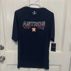 Men’s Fanatics Navy Astros Performance  T-Shirt.  Size S